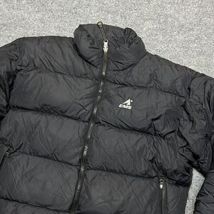 Eastern Mountain Sports Jacket Womens Small Black Down Puffer Full Zip Outdoor